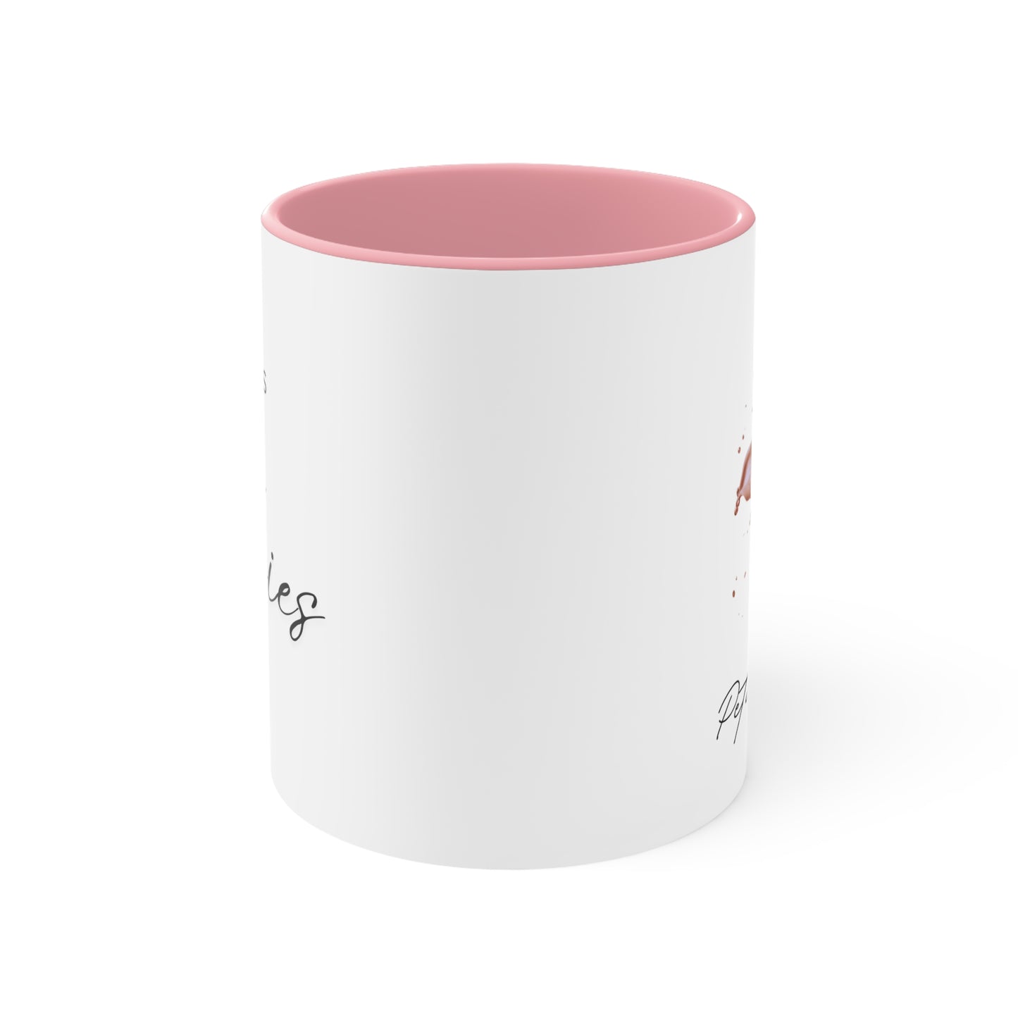 Petal & Pour Accent Mug "Enjoy Life's Little Luxuries"