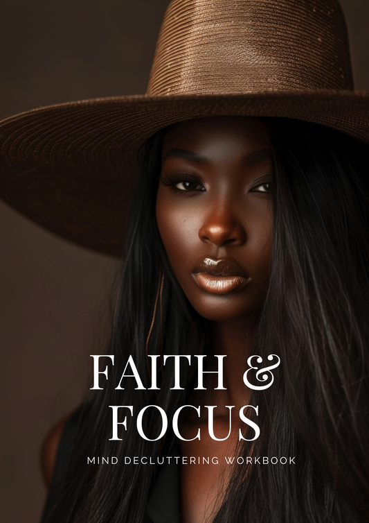 Faith & Focus Mind Decluttering Workbook with Private Label Rights